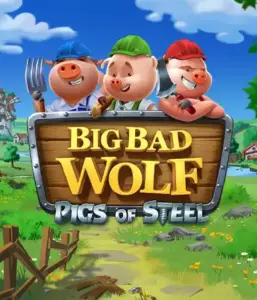 Dive into the thrilling twist of Big Bad Wolf: Pigs of Steel by Quickspin, featuring dynamic visuals with a cyberpunk take on the timeless fairy tale. See the three little pigs and the big bad wolf in an urban dystopia, equipped with mechanical gadgets, neon lights, and steel towers. Great for those who love futuristic adventures with exciting features and the chance for big wins.